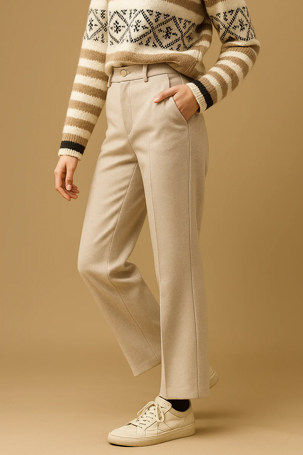 Women’s Classic Tailored Trousers – Timeless Slim Fit