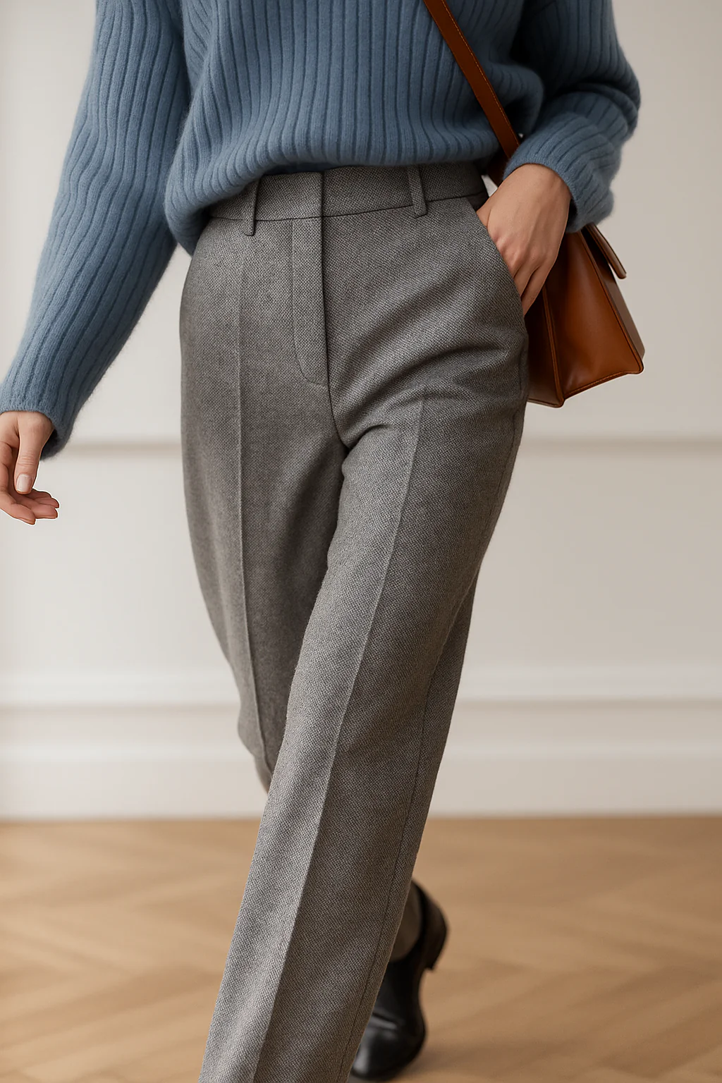 Women’s Classic Tailored Trousers – Timeless Slim Fit