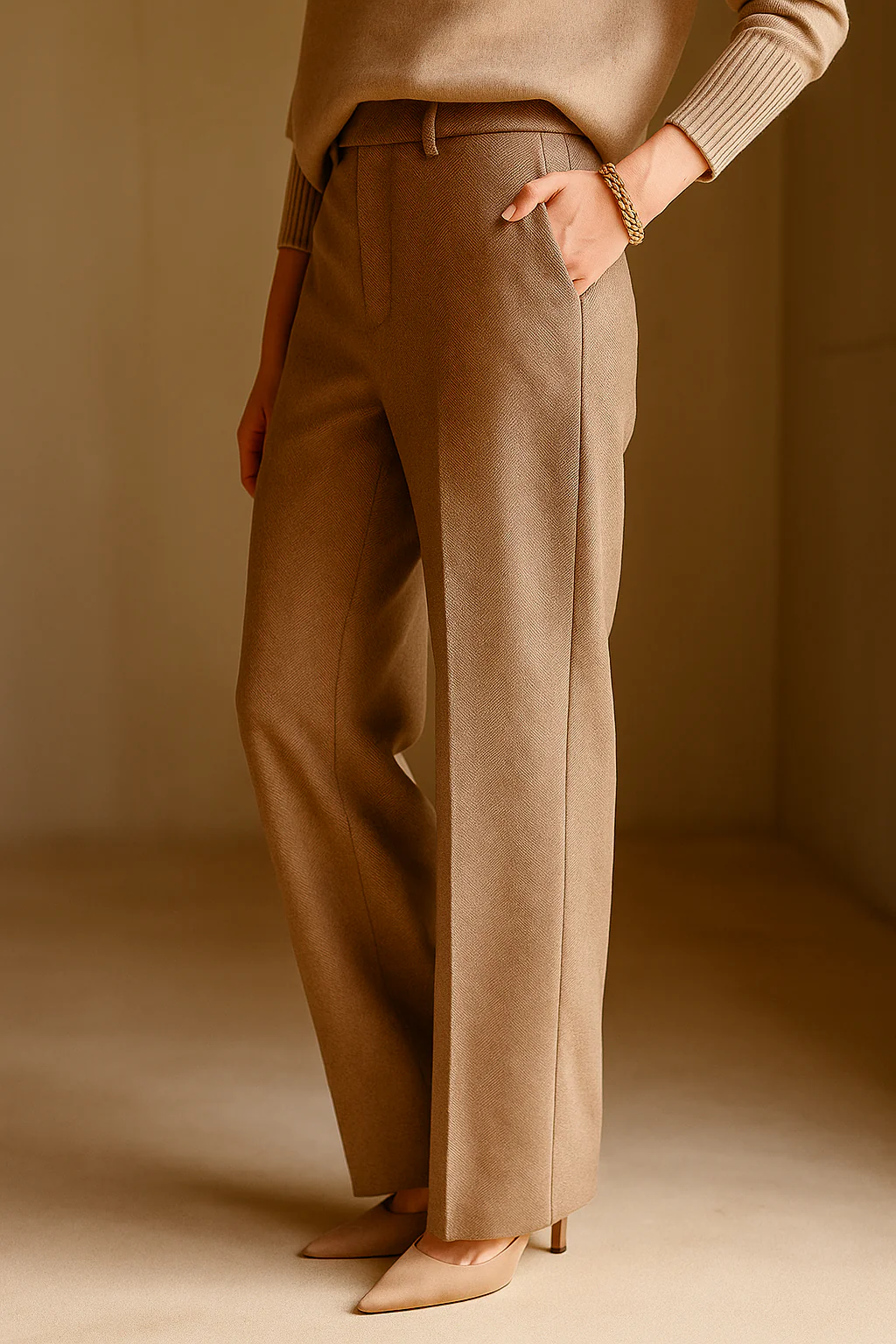 Women’s Classic Tailored Trousers – Timeless Slim Fit